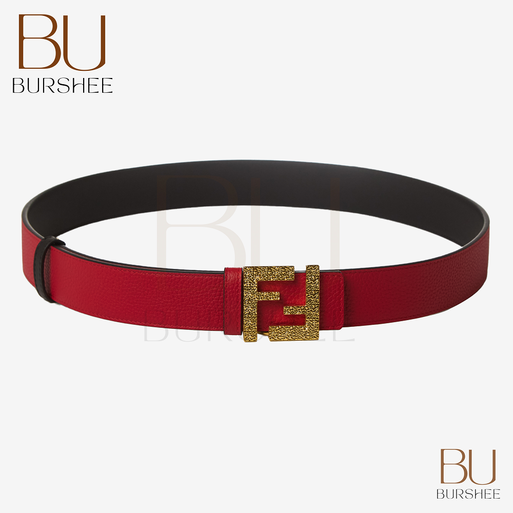 All red fendi belt on sale